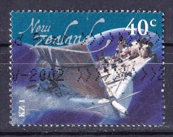 New Zealand 2002 Racing & Leisure Craft 40c KZ 1 Used - Used Stamps