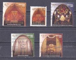 New Zealand 2002 Christmas 5 Stamps Used - Gebraucht