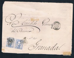 1873    ALMERIA A GRANADA - Lettres & Documents