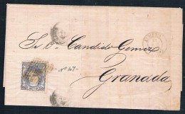 1872    ALMERIA A GRANADA - Cartas & Documentos