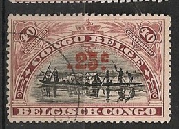 CONGO BELGE 97  Used Obl Gest ( Unsearched For V Or Cu Or T ) - Gebraucht