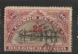 CONGO BELGE 97  Used Obl Gest ( Unsearched For V Or Cu Or T ) - Gebraucht