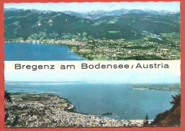 CARTOLINA VG AUSTRIA - Bregenz Am Bodensee - Panorama - 10 X 15 - ANN. TARGHETTA 1964 - Bregenz