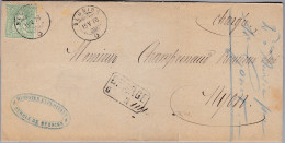 Heimat VD BEGNINS 1878-05-15 R-Brief Nach Nyon - Storia Postale