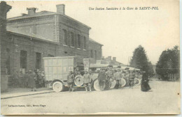 DEP 62 SAINT POL SUR TERNOISE LA GARE UNE SECTION SANITAIRE - Saint Pol Sur Ternoise