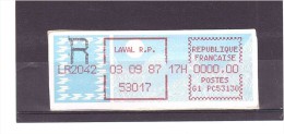 Vignette Type Carrier (laval R.P 18  25/02 - 1985 « Carrier » Paper