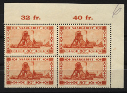 Saar,116 I,II,III Im Eck-VB,xx,kann Auch Geteilt Werden - Unused Stamps