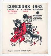 Buvard - Concours 1962, Cahiers De Vacances Magnard - C
