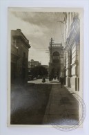 Old Real Photo Postcard Bolivia - Oruro - Esquina Plaza Principal - People & Old Cars - Unposted - Bolivia