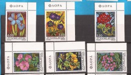 1975  1601-06  FLORA  JUGOSLAVIJA  JUGOSLAWIEN   WALDPFLANZEN FIORI   MNH - Ungebraucht