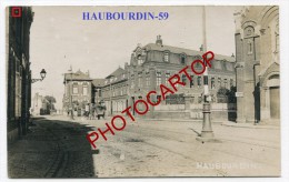 HAUBOURDIN-Carte Photo Allemande-Guerre 14-18-1WK-Frankreich-France-59- - Haubourdin