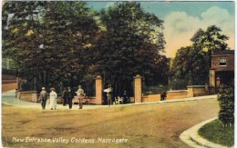Cpa  New Entrance Valley Gardens HARROGATE (the Milton  Art Reccord Series No 508) - Autres & Non Classés
