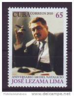 2010.73 CUBA 2010 MNH JOSE LEZAMA LIMA WRITTER. ESCRITOR. - Unused Stamps