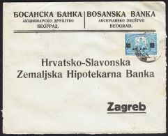 Yugoslavia 1924, Cover Belgrade To Zagreb W./postmark Belgrade - Brieven En Documenten