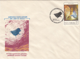 9749- PREHISTORIC CAVE DRAWING, BIRD, CUCIULAT CAVE, SPECIAL COVER, 1993, ROMANIA - Prehistory