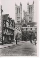 CP  LINCOLN, Castle Hill & Exchequer Gate - Copyright Frith's - Lincoln