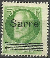 SAAR..1920..Michel # 18...MH. - Unused Stamps