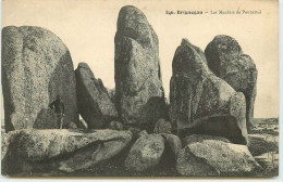 DEP 24 BRIGNOGAN LES MENHIRS DE PONTUZVAL - Dolmen & Menhirs