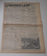 La Marseillaise De Lyon Et Du Sud-Est Du 7-8 Octobre 1944. - French