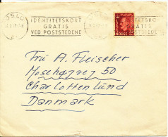 Norway Cover Sent To Denmark Oslo 11-3-1957 - Cartas & Documentos