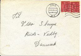 Norway Cover Sent To Denmark Oslo 28-9-1970 - Briefe U. Dokumente