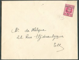 N°273 - 5c. S/40c. BRUXELLES 1929 BRUSSEL Sur Lettre Imprimé Vers La Ville - Superbe  - 10340 - Typo Precancels 1922-31 (Houyoux)