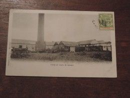 Carte Postale Ancienne : MAURITIUS : Usine De Sucre De Cannes , Timbre - Maurice