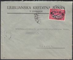 Yugoslavia 1924, Cover Ljubljana To Zagreb W./postmark Ljubljana - Brieven En Documenten