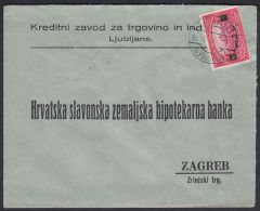 Yugoslavia 1924, Cover Ljubljana To Zagreb W./postmark Ljubljana - Storia Postale