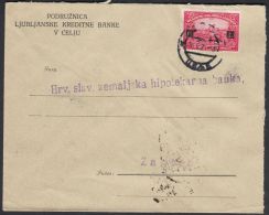 Yugoslavia 1924, Cover Celje To Zagreb W./postmark Celje - Brieven En Documenten