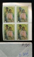 Gauguin Bloc De 4 Avion 135 **  Cote 10 E X4 - Unused Stamps