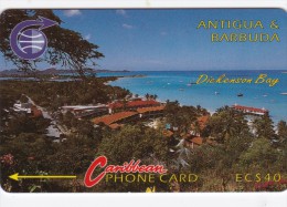 Antigua, ANT-3C, Dickenson Bay, 2 Scans.   3CATC . - Antigua Et Barbuda