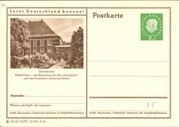 West Germany 1960  Stationery Entier Postal Cartolina Postale 10pf - Gelsenkirchen - Postkarten - Ungebraucht