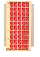 Bloc De 50 Timbres Neufs, Algérie 1942, Coin Daté Et  Caché Postal" Oran", Armoiries D´Alger, Exceptionnel, - Neufs