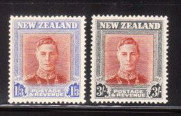 New Zealand 1947 King George VI 2v Mint - Neufs