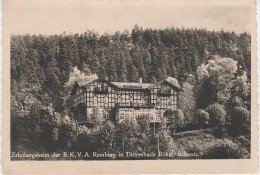 AK Böhmische Schweiz Dittersbach Jetrichovice Erholungsheim Der B.K.V.A. Rumburg Rumburk Heute Gasthaus Hotel Bellevue - Sudeten