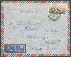 INCOMING MAIL - Belgique PA 6 Frs Obl. Dc GEMBLOUX 10-10-1955 Vers BAKWANGA (Sud Kasai Congo Belge) - 10345 - Zuid-Kasaï