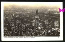 NEW YORK City - North-East View From The Empire State Bldg At Night - Empire State Building