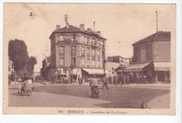 Bobigny (93) - Carrefour De Six-Routes. Un Peu Tachée Haut Gauche, Correspondance Au Dos. - Bobigny