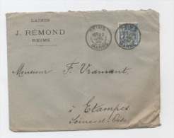 LETTRE 1899--REIMS MARNE -E470 - 1898-1900 Sage (Type III)