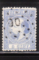 Netherlands 1867 William III 5c Used - Oblitérés