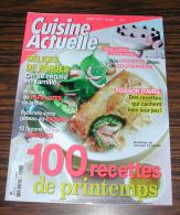 Magazine Revue Cuisine Actuelle Avril 2013 N° 268 - Cuisine & Vins