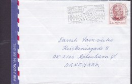 Monaco Airmail Par Avion Flamme "Collectionnez Timbre" MONTE-CARLO 1989 Cover Lettre Rainier III. Timbre - Brieven En Documenten