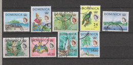 Yvert 167 / 175 Oblitérés Les Bonnes Valeurs - Dominica (...-1978)