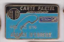 France Télécom , Agence D' Evreux , Carte Pastel - France Telecom