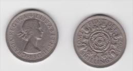 GRAN BRETAGNA  2 SHILLING  ANNO 1967 - J. 1 Florin / 2 Shillings