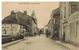 Sauze Vaussais: Rue De L'église, Animation, Restaurant Bonnin - Sauze Vaussais