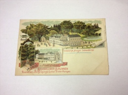 Friedrichsbad Bei Schwelm PLZ 58332 Gruss Aus Postkarte Ansichtskarte AK Litho Um 1895 Restaurant Hotel - Bad Rothenfelde