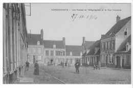 Hondschoote (59) - Postes Et Télégraphes, Rue Coppens - Facteur. B. état, Corresp. Au Dos. - Hondshoote