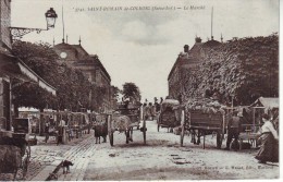 Saint Romain En Colbosc  (76)   Le Marché  CPA  1919 - Saint Romain De Colbosc